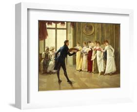 Flirtation-Henry Gillard Glindoni-Framed Giclee Print