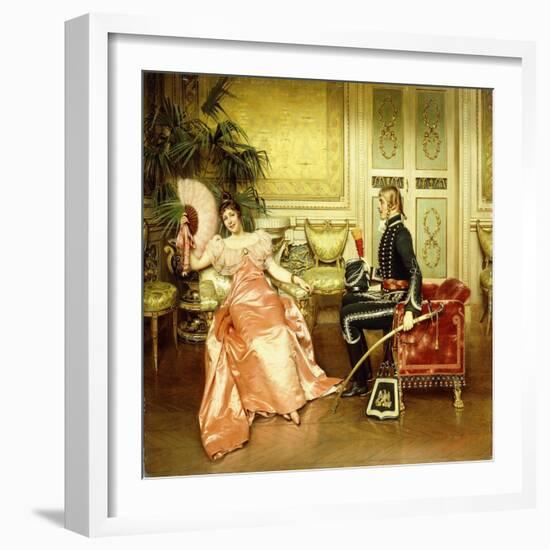 Flirtation-Joseph Frederick Charles Soulacroix-Framed Giclee Print