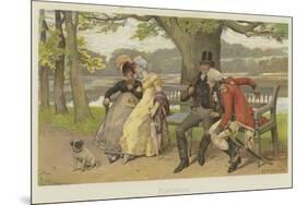 Flirtation-Henry Gillard Glindoni-Mounted Giclee Print