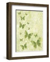 Flittering Butterflies-Bee Sturgis-Framed Art Print