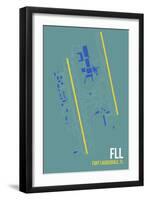 FLL Airport Layout-08 Left-Framed Giclee Print