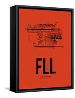 FLL Fort Lauderdale Airport Orange-NaxArt-Framed Stretched Canvas