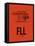 FLL Fort Lauderdale Airport Orange-NaxArt-Framed Stretched Canvas