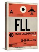 FLL Fort Lauderdale Luggage Tag I-NaxArt-Stretched Canvas