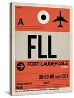 FLL Fort Lauderdale Luggage Tag I-NaxArt-Stretched Canvas