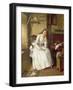 Flo Dombey in Captain Cuttle's Parlour-William Maw Egley-Framed Giclee Print