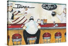 Flo's Diner-Jennifer Garant-Stretched Canvas