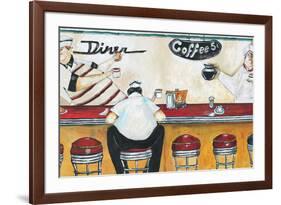 Flo's Diner-Jennifer Garant-Framed Giclee Print