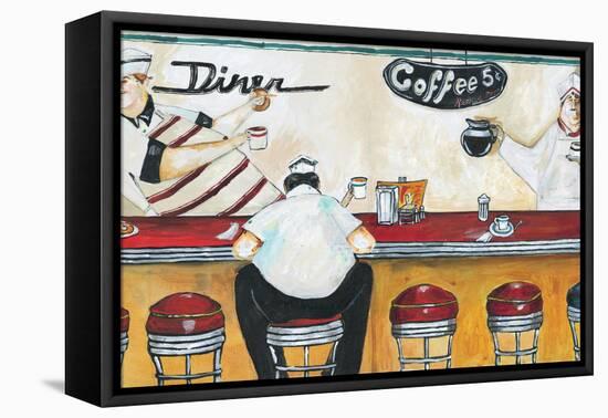 Flo's Diner-Jennifer Garant-Framed Stretched Canvas