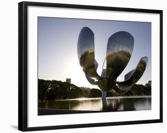 Floalis Genetrica Sculpture in Un Plaza, Recoleta, Buenos Aires, Argentina, South America-Colin Brynn-Framed Photographic Print