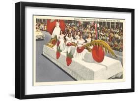 Float, Cherry Festival, Traverse City, Michigan-null-Framed Art Print