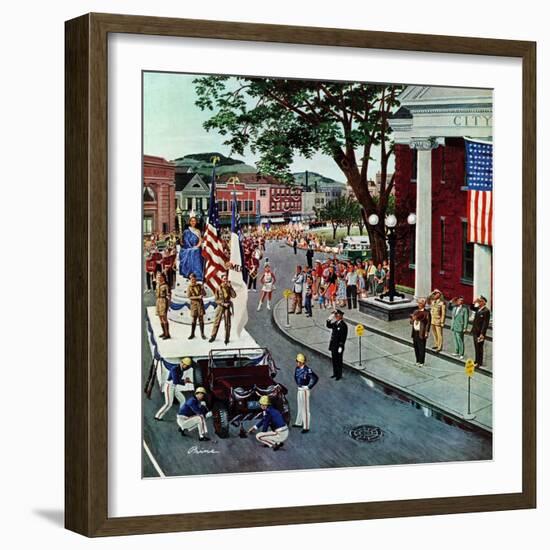 "Float Flat", July 5, 1958-Ben Kimberly Prins-Framed Premium Giclee Print