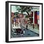 "Float Flat", July 5, 1958-Ben Kimberly Prins-Framed Giclee Print