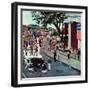 "Float Flat", July 5, 1958-Ben Kimberly Prins-Framed Giclee Print