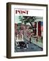 "Float Flat" Saturday Evening Post Cover, July 5, 1958-Ben Kimberly Prins-Framed Giclee Print