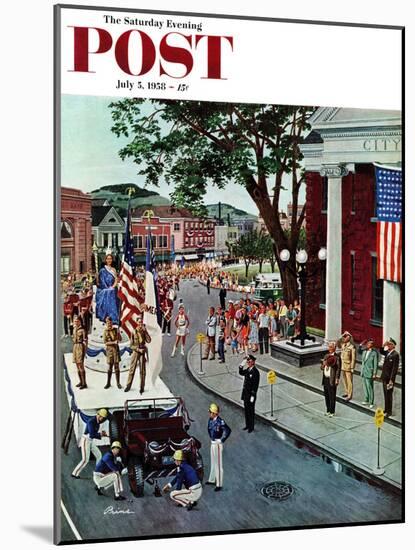 "Float Flat" Saturday Evening Post Cover, July 5, 1958-Ben Kimberly Prins-Mounted Giclee Print