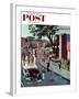 "Float Flat" Saturday Evening Post Cover, July 5, 1958-Ben Kimberly Prins-Framed Giclee Print