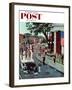 "Float Flat" Saturday Evening Post Cover, July 5, 1958-Ben Kimberly Prins-Framed Giclee Print