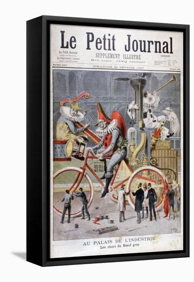 Float for the Fatted Ox Festival, Palais De L'Industrie, Paris, 1897-Henri Meyer-Framed Stretched Canvas