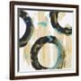 Float In Blue 1-Bronwyn Baker-Framed Art Print