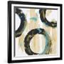 Float In Blue 1-Bronwyn Baker-Framed Art Print