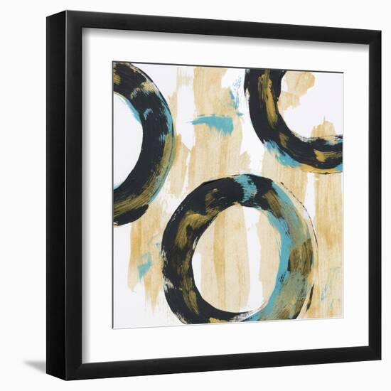 Float In Blue 1-Bronwyn Baker-Framed Art Print