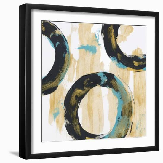 Float In Blue 1-Bronwyn Baker-Framed Art Print