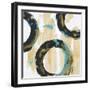 Float In Blue 1-Bronwyn Baker-Framed Art Print