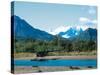 Float Plan on Salmon Stream, Katmai National Park, Alaska, USA-Dee Ann Pederson-Stretched Canvas