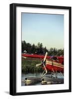 Float Plane, Anchorage, Alaska, USA-Gerry Reynolds-Framed Premium Photographic Print