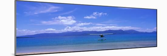 Float Plane Hope Island Great Barrier Reef Australia-null-Mounted Photographic Print