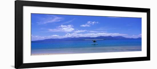 Float Plane Hope Island Great Barrier Reef Australia-null-Framed Photographic Print