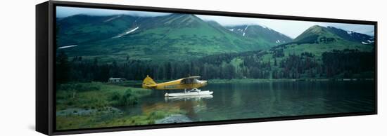 Float Plane Kenai Peninsula Alaska, USA-null-Framed Stretched Canvas