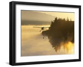 Float Plane on Beluga Lake at Dawn, Alaska, USA-Adam Jones-Framed Photographic Print