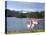 Float Plane Parked at Lake Side, Shrode Lake, Prince William Sound, Alaska, USA-null-Stretched Canvas