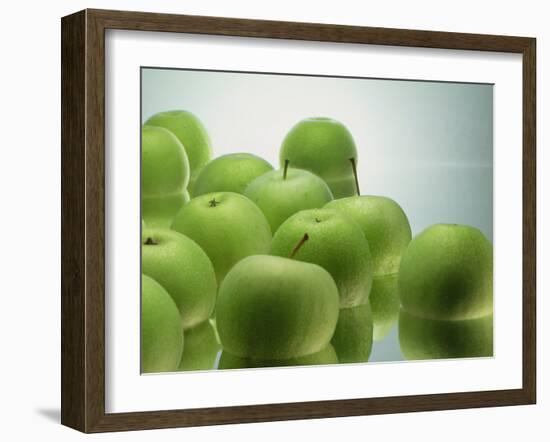 Floating Apples, 1995-Norman Hollands-Framed Photographic Print