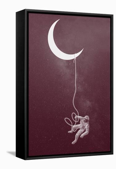 Floating Astronaut-null-Framed Stretched Canvas