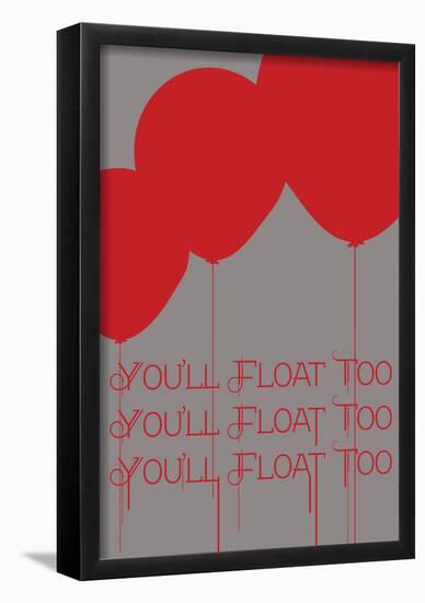 Floating Balloons-null-Framed Poster