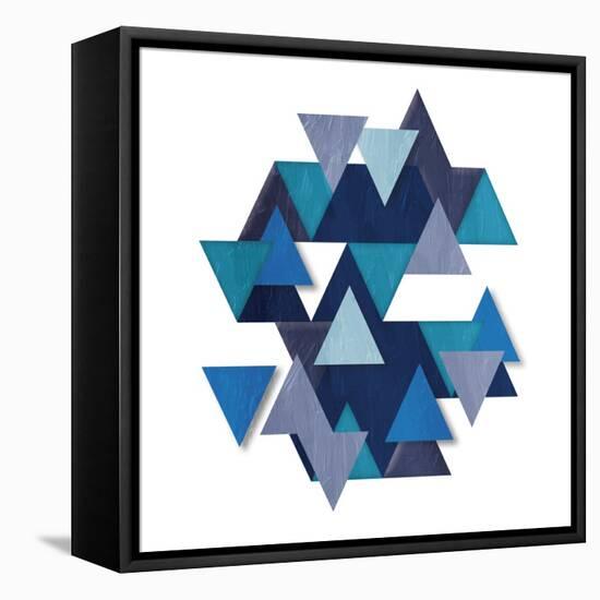 Floating Blueberry Gems-OnRei-Framed Stretched Canvas