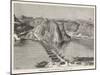 Floating Bridge Formed with Boats Across the Indus at Khushal Garh-T. Taylor-Mounted Art Print