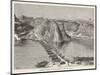 Floating Bridge Formed with Boats Across the Indus at Khushal Garh-T. Taylor-Mounted Art Print