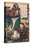 Floating Bridge of Dreams-Tokoyuni Utagawa-Stretched Canvas