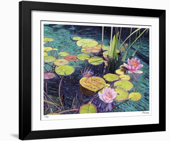 Floating Colors-Tom Swimm-Framed Giclee Print