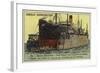 Floating Dock-null-Framed Giclee Print