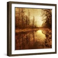 Floating Down The River-Philippe Sainte-Laudy-Framed Photographic Print