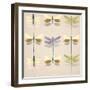 Floating Dragonflies I-Katja Marzahn-Framed Giclee Print