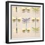 Floating Dragonflies I-Katja Marzahn-Framed Giclee Print