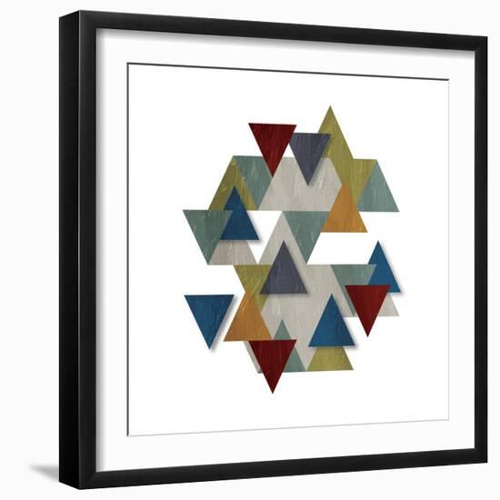 Floating Fall Tri-OnRei-Framed Art Print