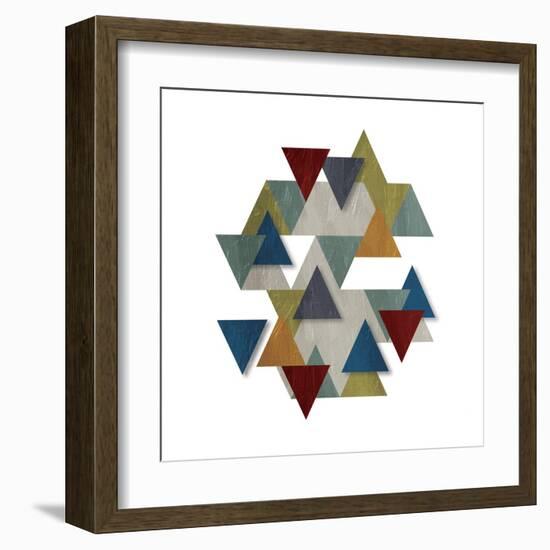 Floating Fall Tri-OnRei-Framed Art Print