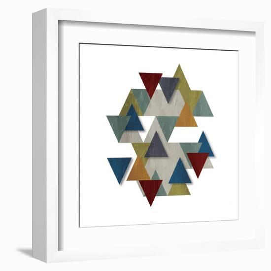 Floating Fall Tri-OnRei-Framed Art Print